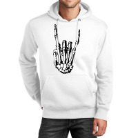 Rock On Skeleton Unisex Hoodie | Artistshot