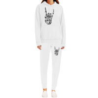 Rock On Skeleton Hoodie & Jogger Set | Artistshot