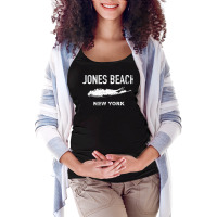 Vintage Jones Beach Long Island New York Sweatshirt Maternity Scoop Neck T-shirt | Artistshot