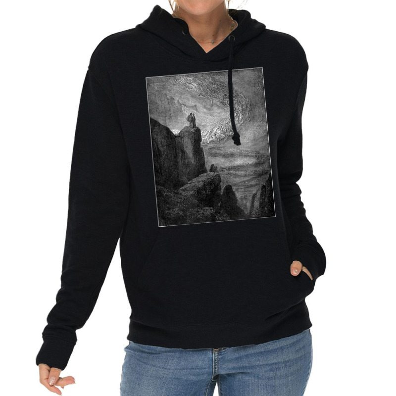 Dante’s Inferno “the Stormy Blast Of Hell” Gustave Doré Lightweight Hoodie by Color | Artistshot