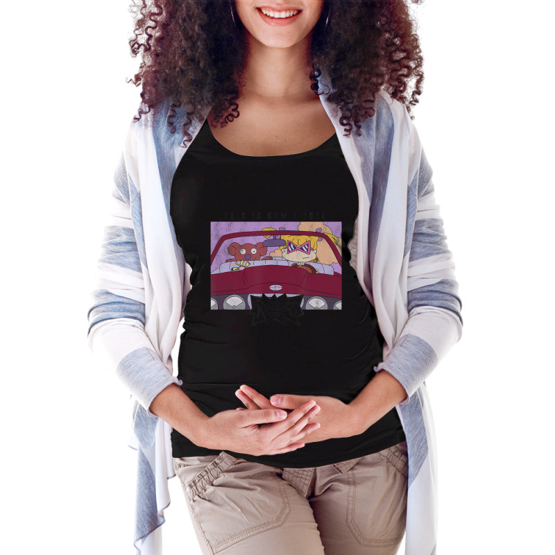 Rugrats Angelica This Is How I Roll Maternity Scoop Neck T-shirt by cm-arts | Artistshot