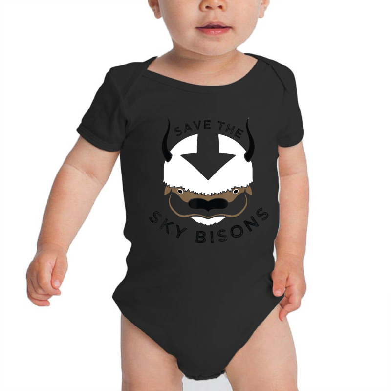 Save The Sky Bisons With Sky Bison Head Baby Bodysuit by cm-arts | Artistshot