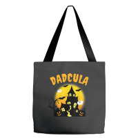 Dadcula Funny Dad Halloween Costume Spooky Season Scary Mens Tote Bags | Artistshot