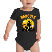 Dadcula Funny Dad Halloween Costume Spooky Season Scary Mens Baby Bodysuit | Artistshot