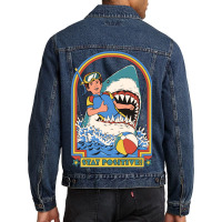 Stay Positive Men Denim Jacket | Artistshot