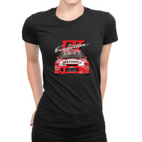 Evo 6 Vi Tme Wrc Ralliart Mitsubish Evolution Enkei Tommi Mäkinen Ladies Fitted T-shirt | Artistshot