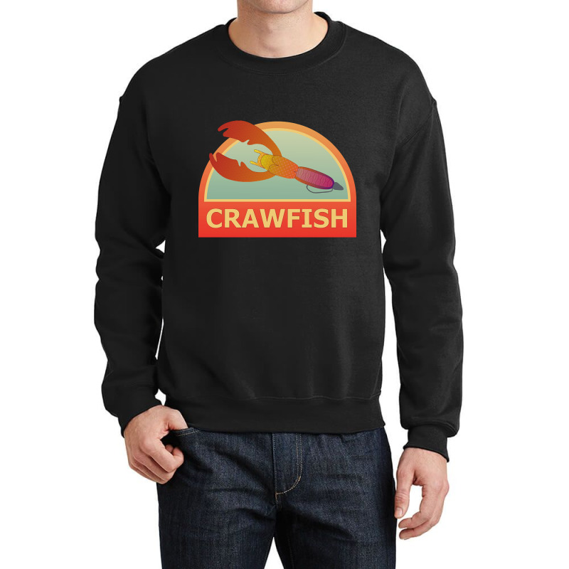 Crawfish Lure Tackle Box Sticker Crewneck Sweatshirt | Artistshot