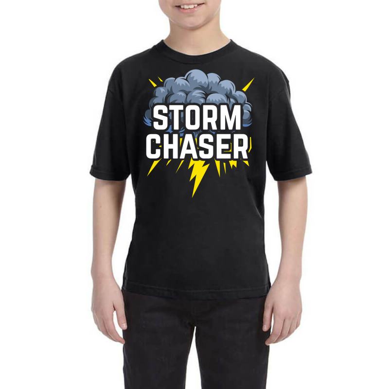 Storm Chaser Thunder Lightning Weather Meteorologist Long Sleeve T Shi Youth Tee by cm-arts | Artistshot