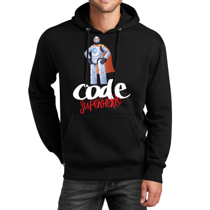 Code Superhero-0rgwd Unisex Hoodie by fenderbendable | Artistshot