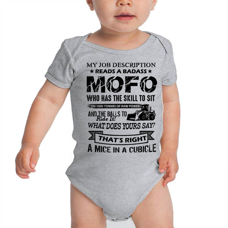 Heavy Equipment Operator Baby Bodysuit | Artistshot