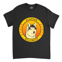 Alaskan Malamute Alaskan Malamute Dog Portrait Classic T-shirt | Artistshot