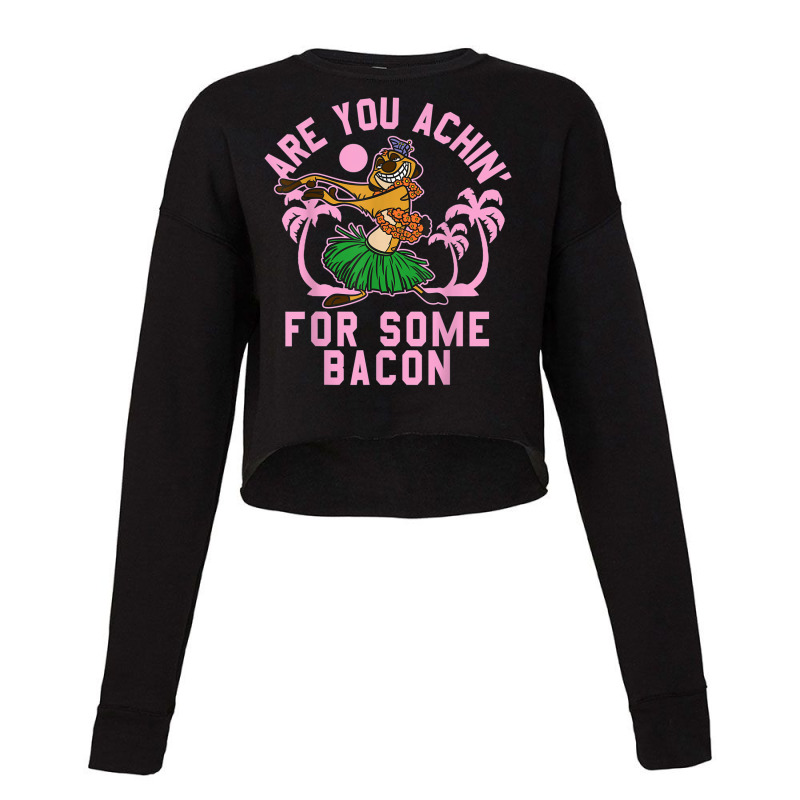 Lion King Timon Achin_ For Bacon Graphic Cropped Sweater by MabellaPlaxco | Artistshot