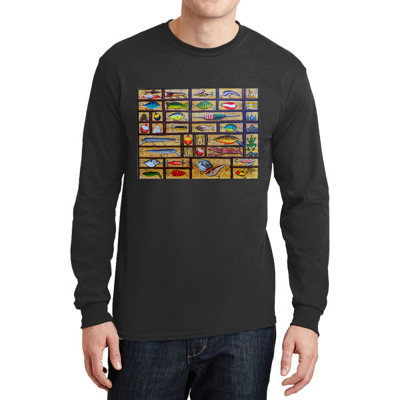 Fishing Lures Collection Long Sleeve Shirts | Artistshot