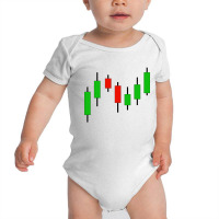 Candlestick Stock Market Graph Baby Bodysuit | Artistshot