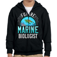 Future Marine Biologist Gift Biology Ocean Life T Shirt Youth Zipper Hoodie | Artistshot