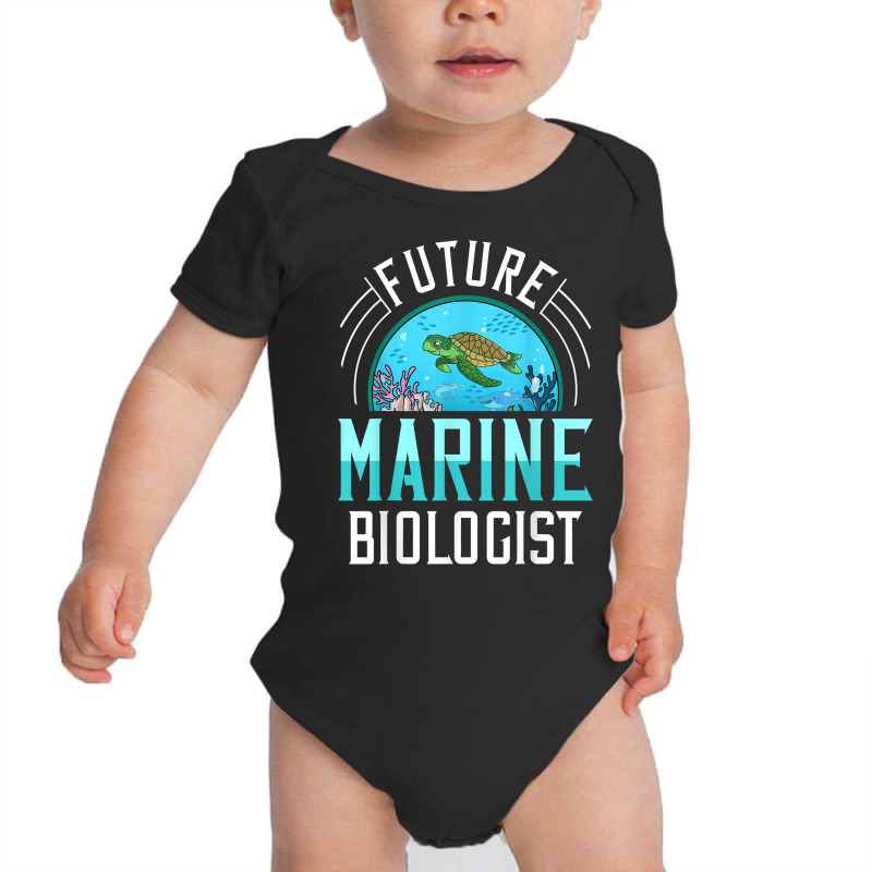 Future Marine Biologist Gift Biology Ocean Life T Shirt Baby Bodysuit | Artistshot