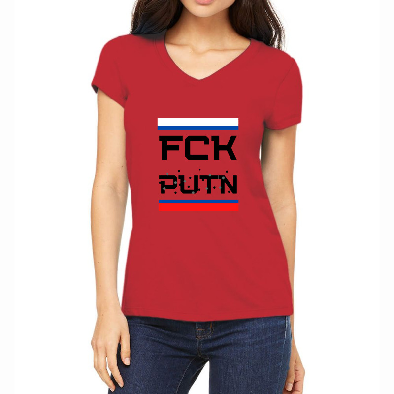 Putin Go Fuck Yourself 4 Women's V-Neck T-Shirt by sekolahgasik | Artistshot