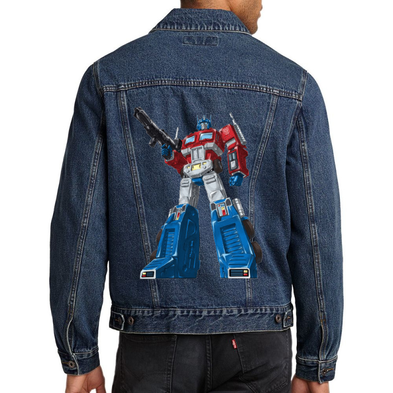 Optimus Prime Gift Men Denim Jacket by WarrenCordero | Artistshot