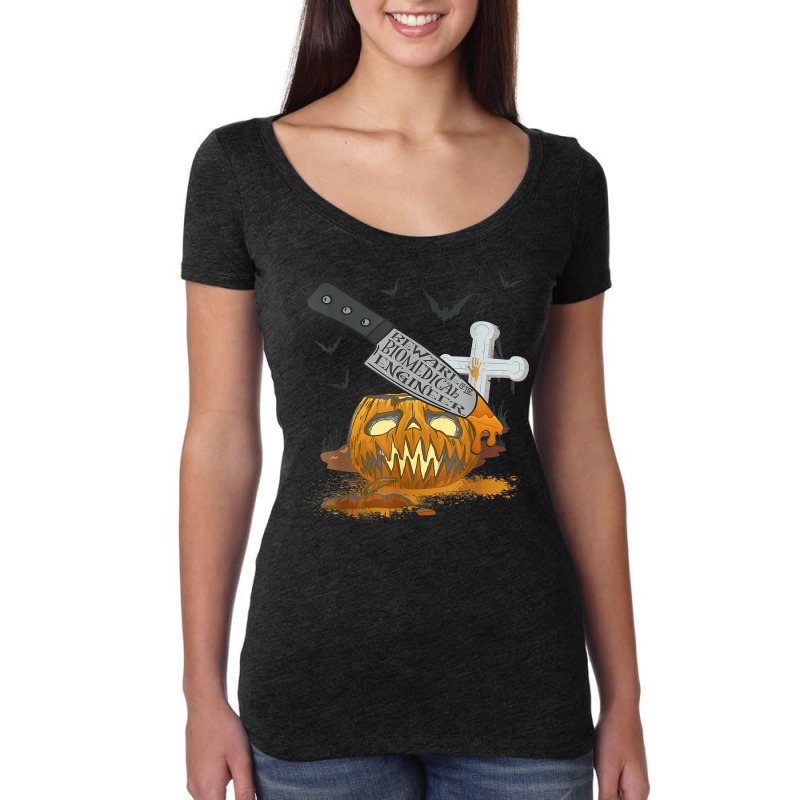 Biomedical Engineer Funny Halloween Party T Shirt Women's Triblend Scoop T-shirt by cm-arts | Artistshot