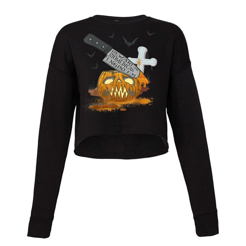 Biomedical Engineer Funny Halloween Party T Shirt Cropped Sweater by cm-arts | Artistshot