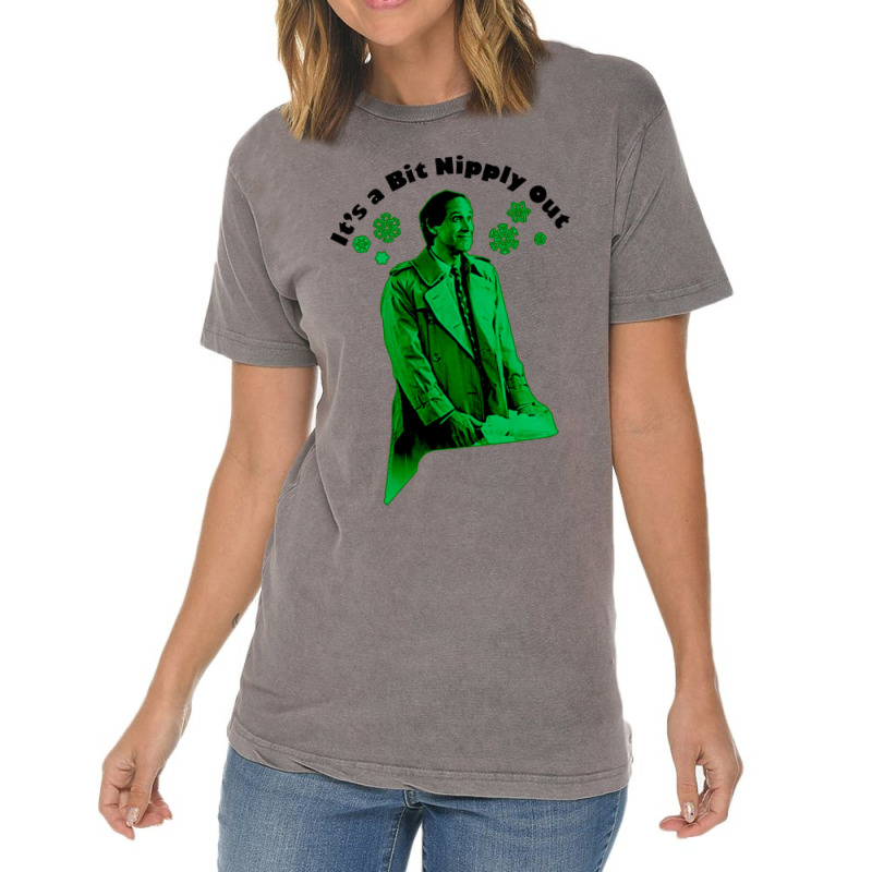 Bit Nipply Christmas Vacation Vintage T-shirt | Artistshot