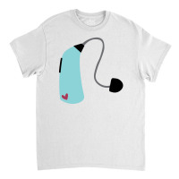 Cute Blue Hearing Aid Classic T-shirt | Artistshot