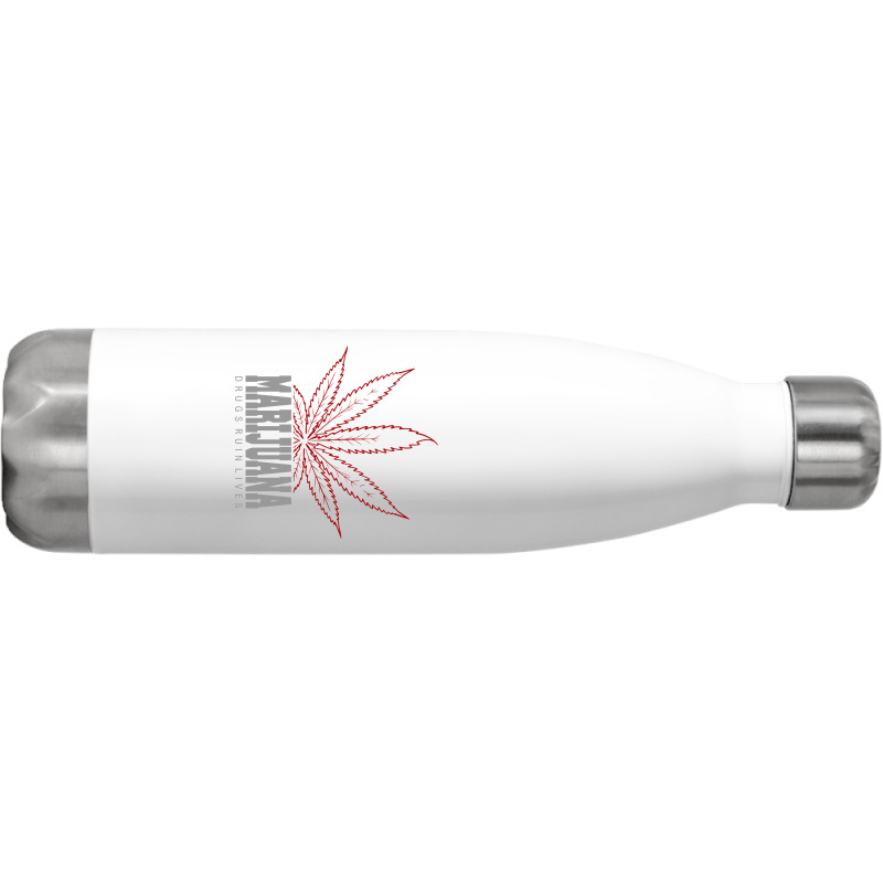 Drugs Ruin Lives Stainless Steel Water Bottle | Artistshot