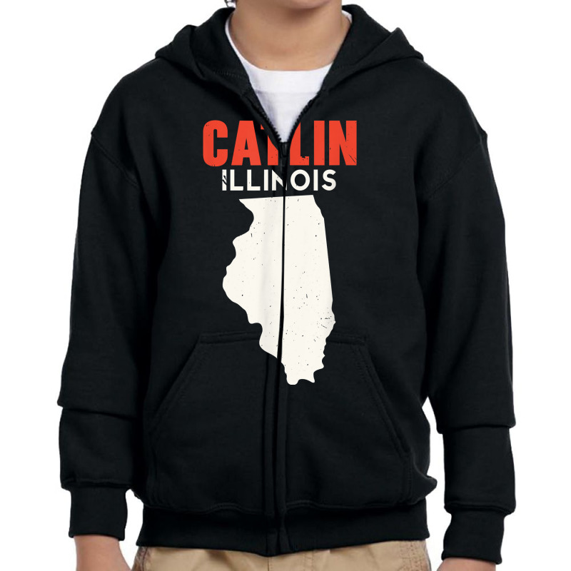 Catlin Illinois Usa State America Travel Illinoisan T Shirt Youth Zipper Hoodie by v8dycanel | Artistshot