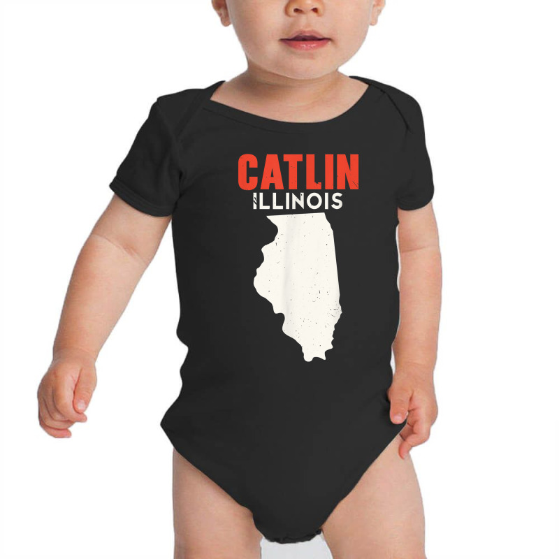 Catlin Illinois Usa State America Travel Illinoisan T Shirt Baby Bodysuit by v8dycanel | Artistshot