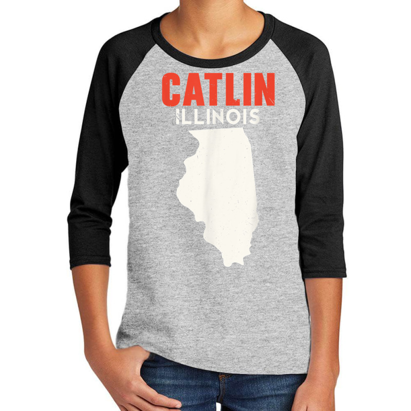 Catlin Illinois Usa State America Travel Illinoisan T Shirt Youth 3/4 Sleeve by v8dycanel | Artistshot