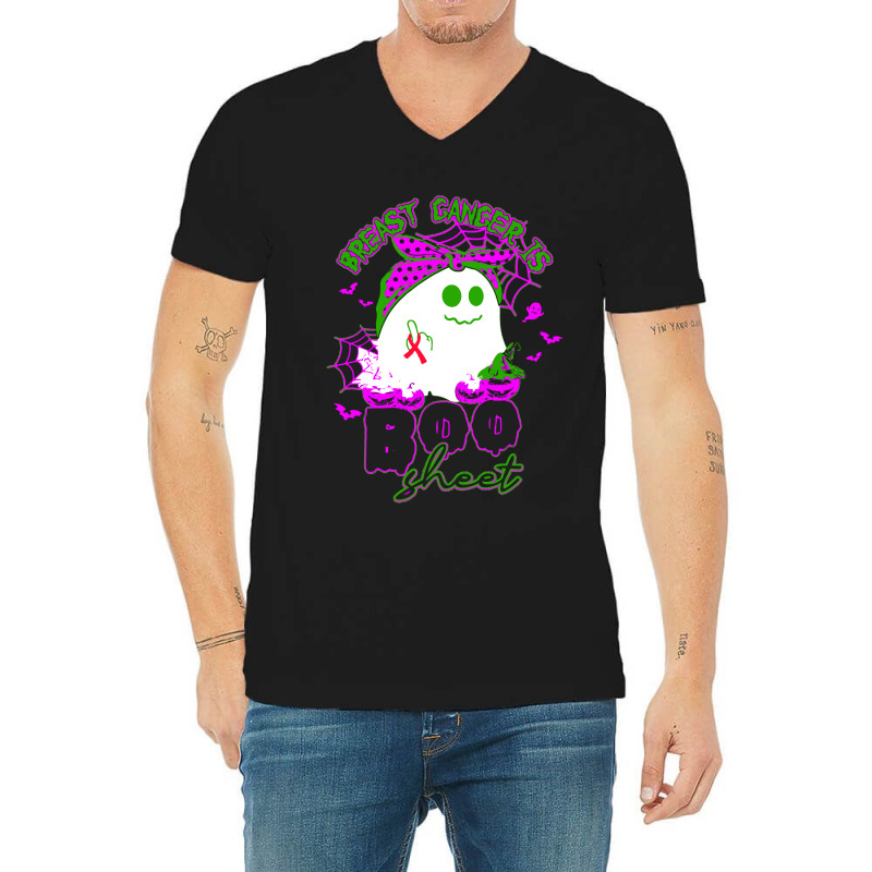 Boo Sheet Costume Women Ghost Halloween V-neck Tee | Artistshot