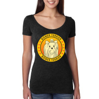 Biewer Terrier Biewer Terrier Dog Portrait Women's Triblend Scoop T-shirt | Artistshot