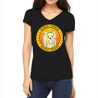 Biewer Terrier Biewer Terrier Dog Portrait Women's V-neck T-shirt | Artistshot