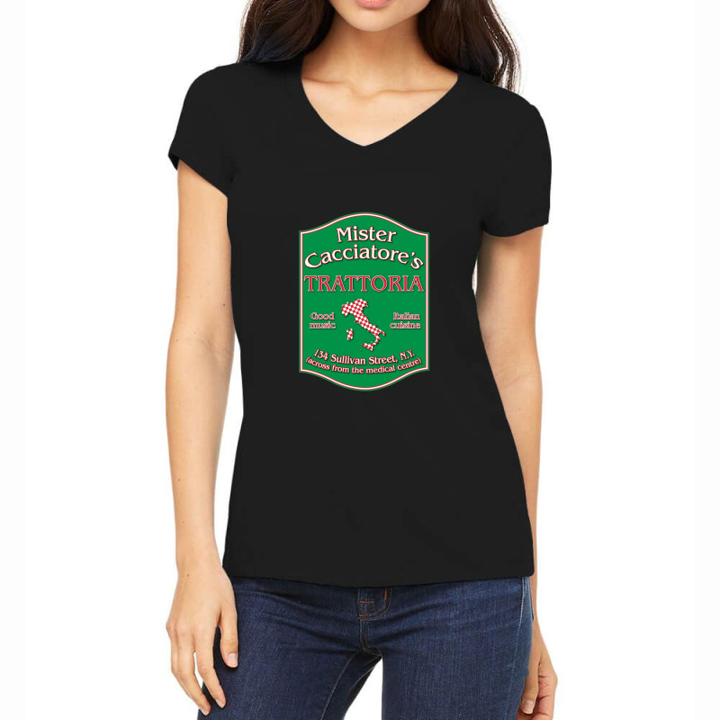 Mister Cacciatore's Women's V-Neck T-Shirt by RebekahShinn | Artistshot