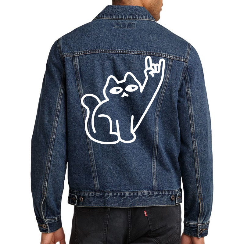 Cats Like Metal Men Denim Jacket | Artistshot