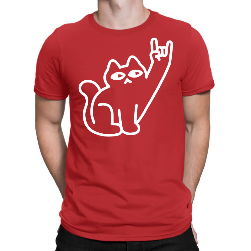 Cats Like Metal T-shirt | Artistshot