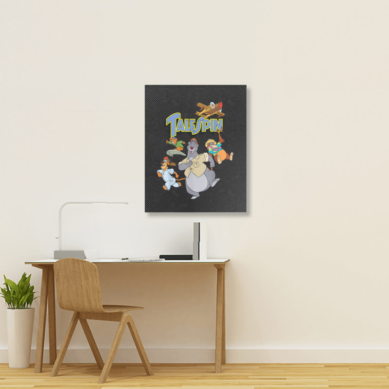 Tale Spin Crew Portrait Canvas Print | Artistshot