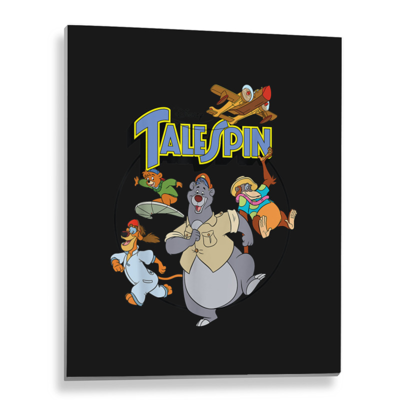 Tale Spin Crew Metal Print Vertical | Artistshot