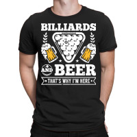 Billiards Gifts Billiards Beer Pool Player Mens Billiard T-shirt | Artistshot