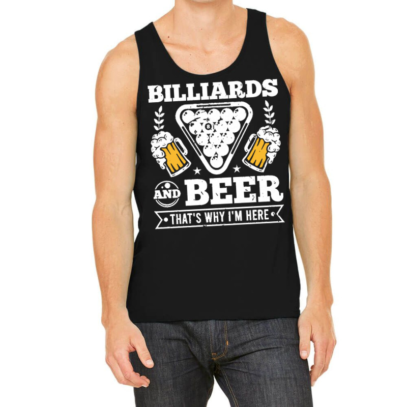 Billiards Gifts Billiards Beer Pool Player Mens Billiard Tank Top | Artistshot