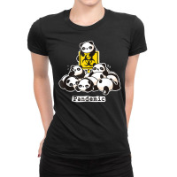 Cute Panda Funny Pandemic Tank Top Ladies Fitted T-shirt | Artistshot