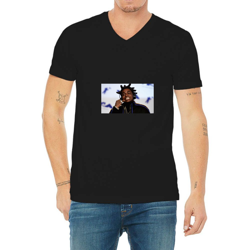 Bill Kahan Black V-Neck Tee by AlmaWilliams | Artistshot