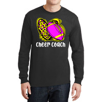 Cheer Coach Leopard Cheerleading Football Mom Long Sleeve Shirts | Artistshot