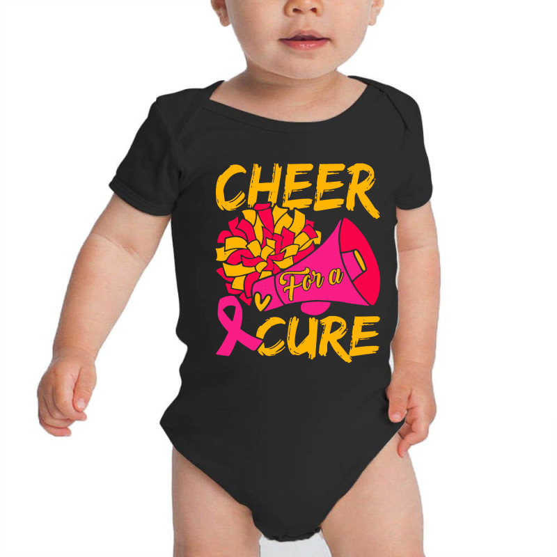 Cheer For Cure Pink Ribbon Awareness Women Baby Bodysuit | Artistshot