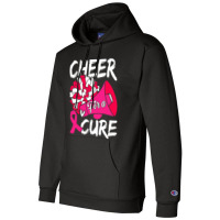 Cheer For Cure Pink Ribbon Awareness Women Champion Hoodie | Artistshot