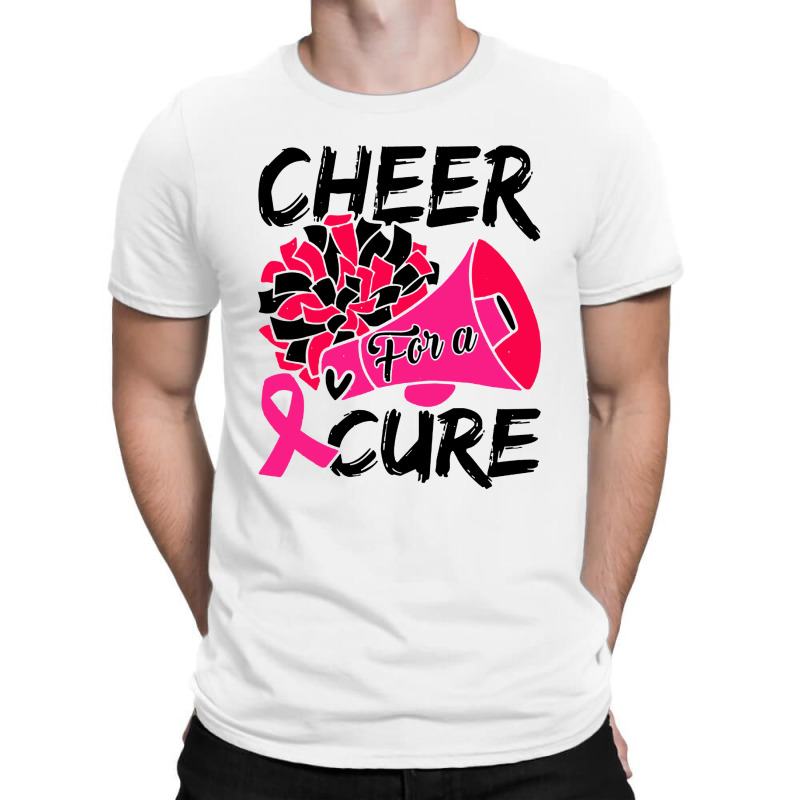 Cheer For Cure Pink Ribbon Awareness Women T-shirt | Artistshot