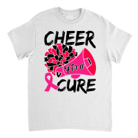 Cheer For Cure Pink Ribbon Awareness Women Classic T-shirt | Artistshot