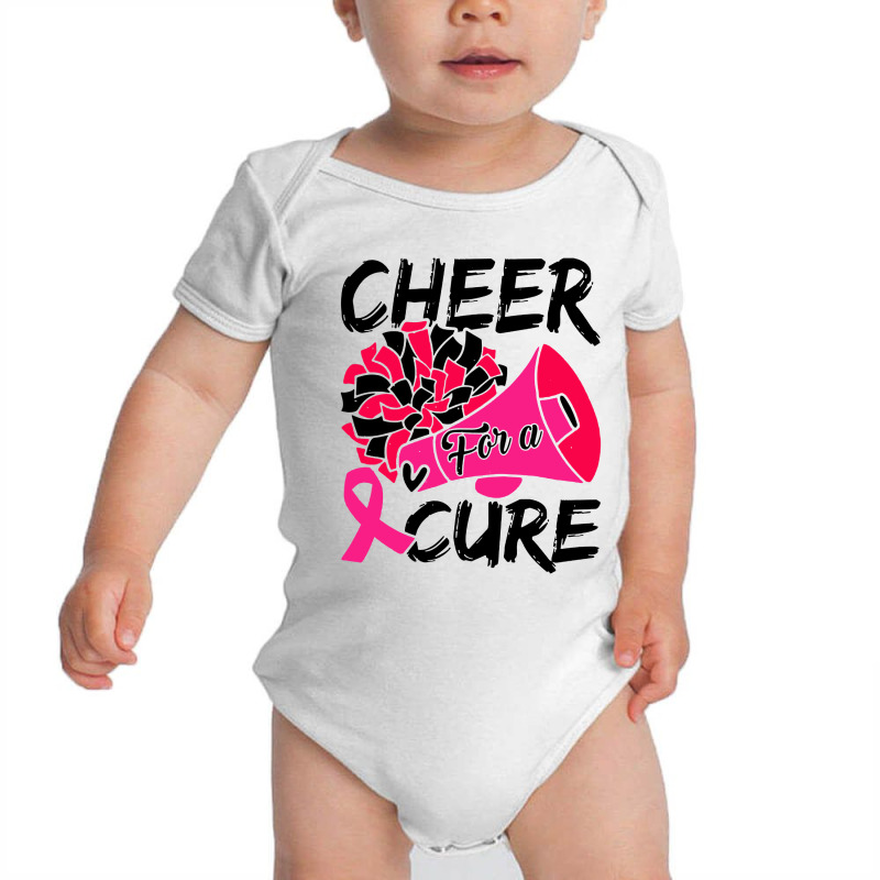 Cheer For Cure Pink Ribbon Awareness Women Baby Bodysuit | Artistshot