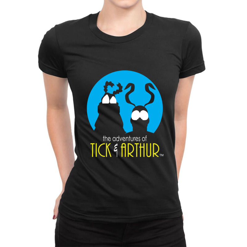 Tick And Arthur Gift Ladies Fitted T-Shirt by KaylahConley | Artistshot