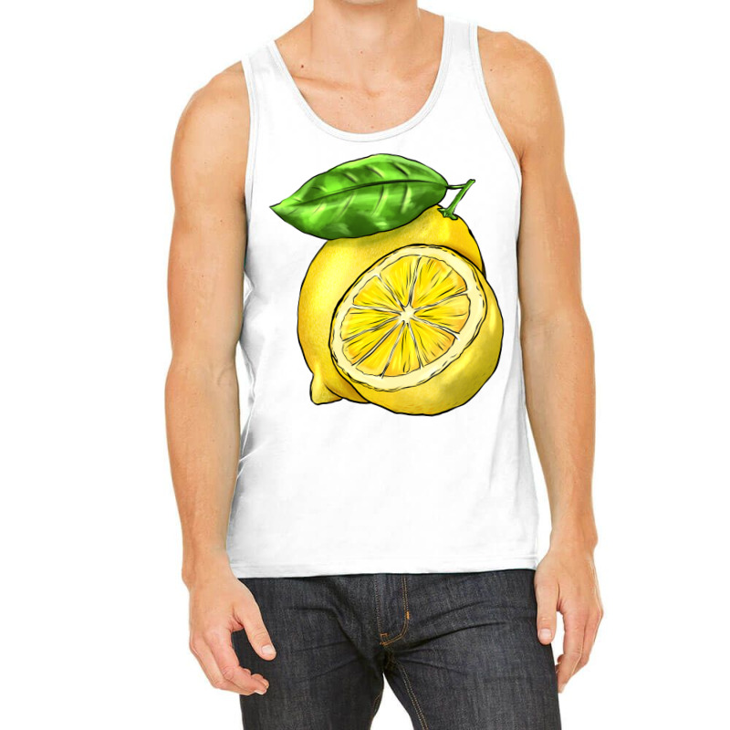 Lemon Tank Top by BarkalooDesign | Artistshot